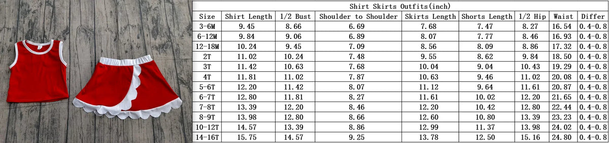 Summer Sibling Baby Girl Clothes Sets Sleeveless Vests Top Scallop Skirt Shorts Yoga Mother Kids Comfy Outfit Clothing Wholesale