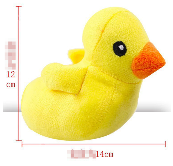 Squeaky Plush Duck Pet Toy